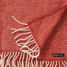 Load image into Gallery viewer, Hugo Ruby Red Recycled Merino &amp; New Merino Scarf
