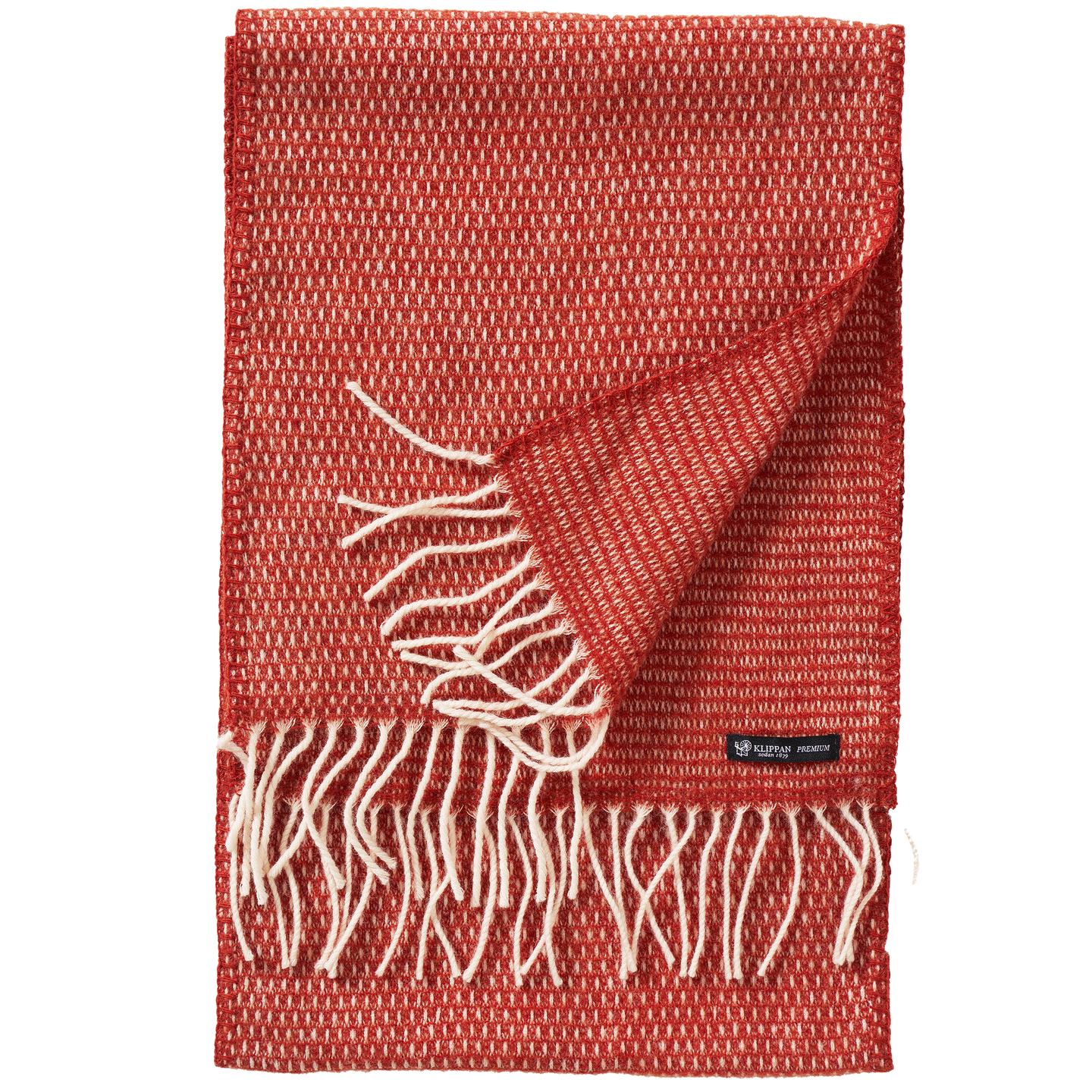 Hugo Ruby Red Recycled Merino & New Merino Scarf