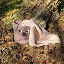 Load image into Gallery viewer, Ilse Baby Pink Lambswool Throw 65x90cm
