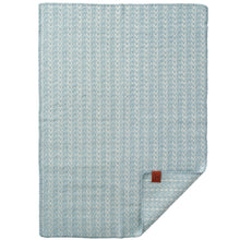 Load image into Gallery viewer, Ilse Baby Light Blue Lambswool Throw 65x90cm
