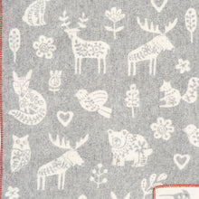 Load image into Gallery viewer, Kurbits Grey Lambswool Blanket 90x130cm
