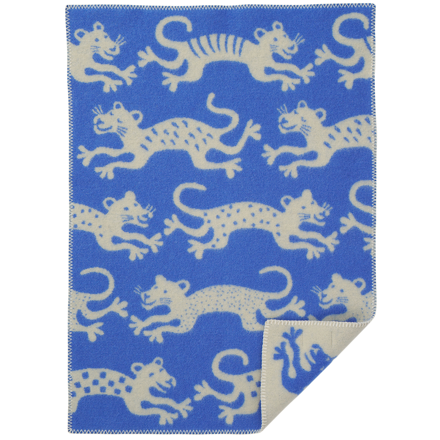 Jump Baby Blue Beige Lambswool Blanket 65x90cm