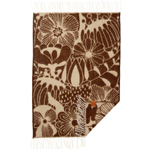 Load image into Gallery viewer, Blomranka Baby Brown Beige Lambswool Blanket 65x90cm
