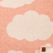 Load image into Gallery viewer, Cloudy Day Peach Rose Recycled Wool &amp; Lambswool Blanket 65x90cm
