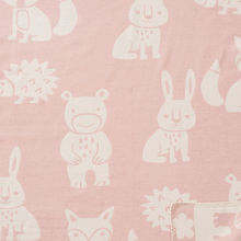 Load image into Gallery viewer, Smile Pink Brushed Organic Cotton Blanket 70x90cm
