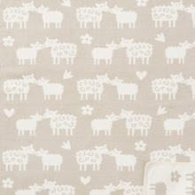 Load image into Gallery viewer, Bää Greige Brushed Organic Cotton Blanket 70x90cm
