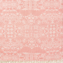 Load image into Gallery viewer, Clover Peach Cotton Blanket
