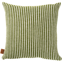 Load image into Gallery viewer, Rib Green /Avocado Lambswool Cushion Cover 45x45cm
