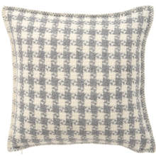 Load image into Gallery viewer, Dogtooth Grey Lambswool Cushion Cover 45x45cm
