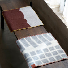 Load image into Gallery viewer, Sankt Petri Facade Dark Brick Light Grey Lambswool Seat Pad 43x43cm
