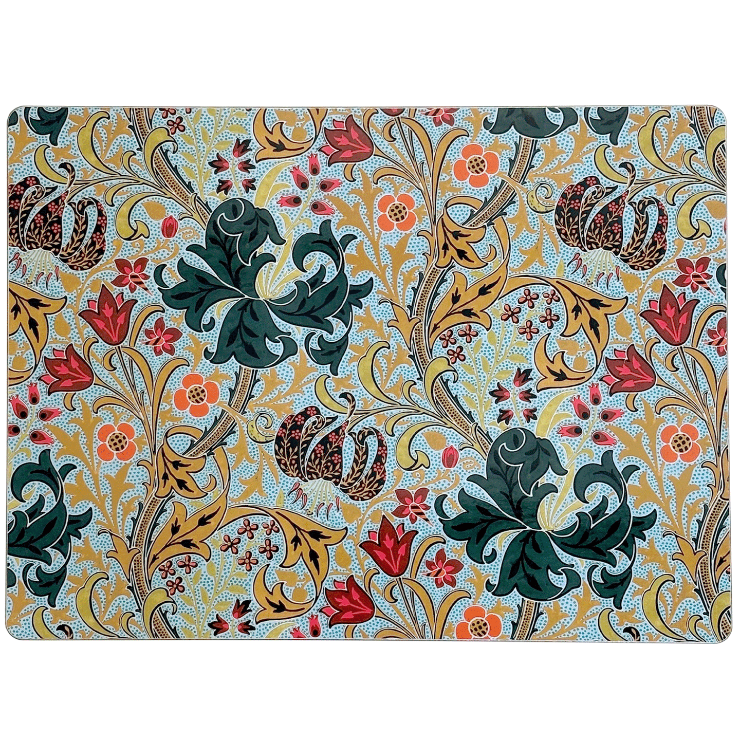 Golden Lily Green Eucalyptus Fiber Table Mat 40x30cm