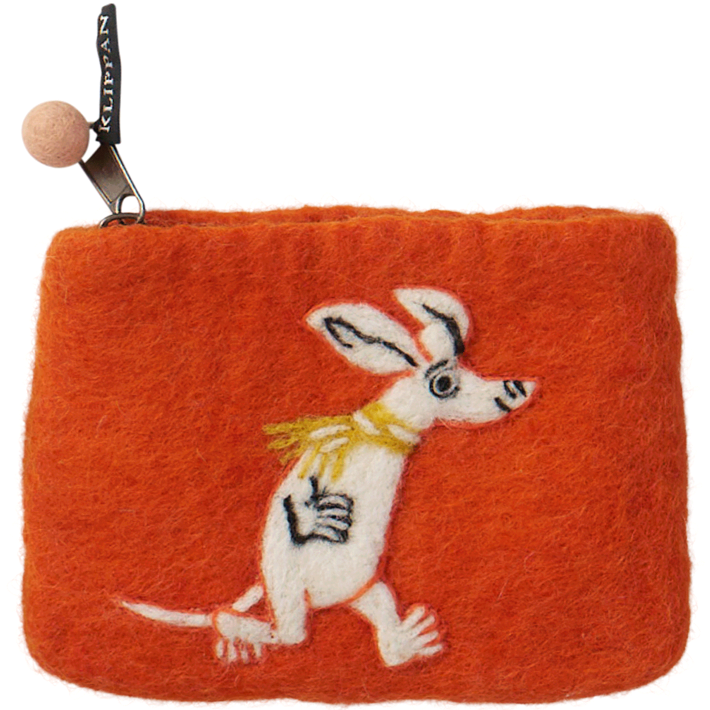Sniff Felted Wool Purse 14x10cm