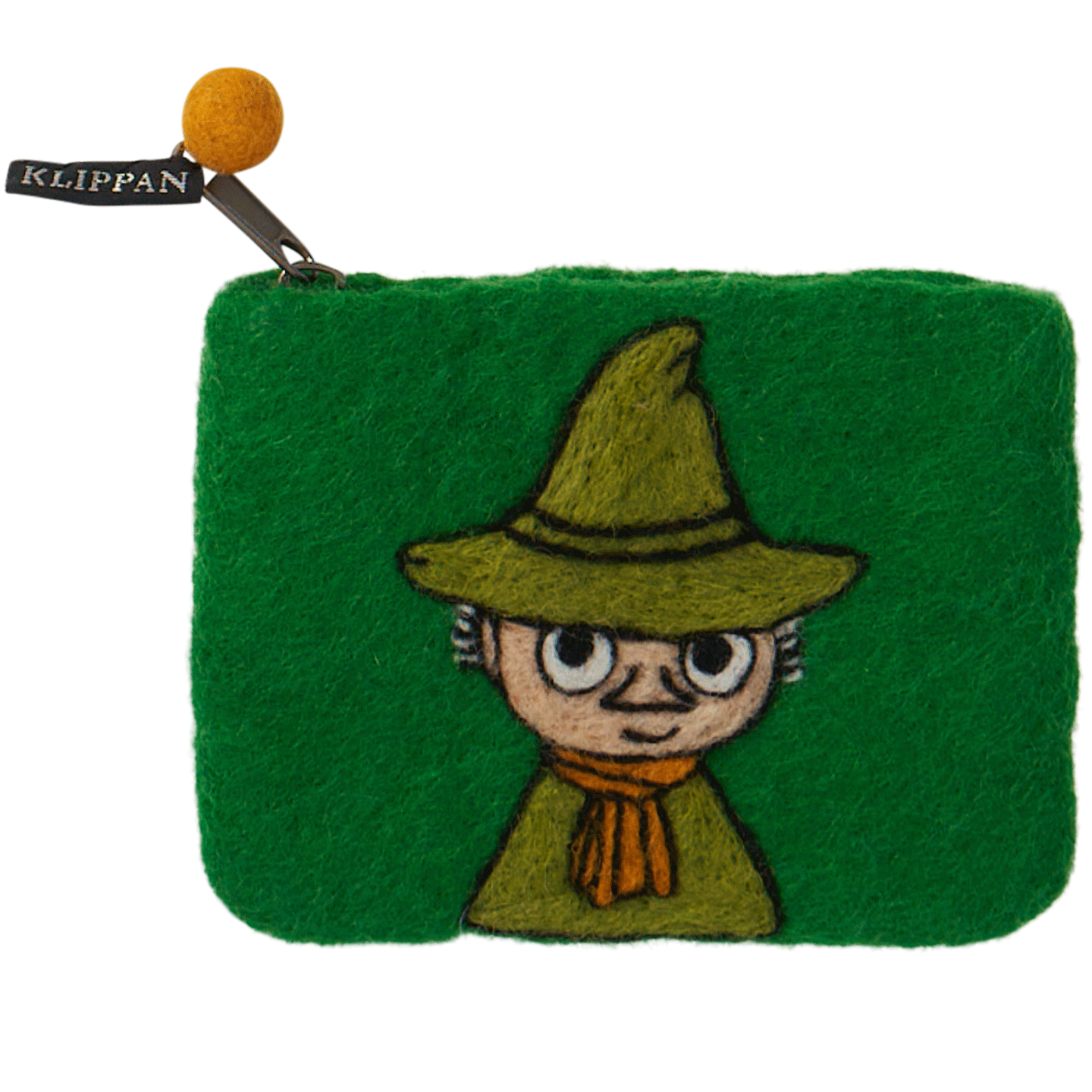 Snufkin Felted Wool Purse 14x10cm