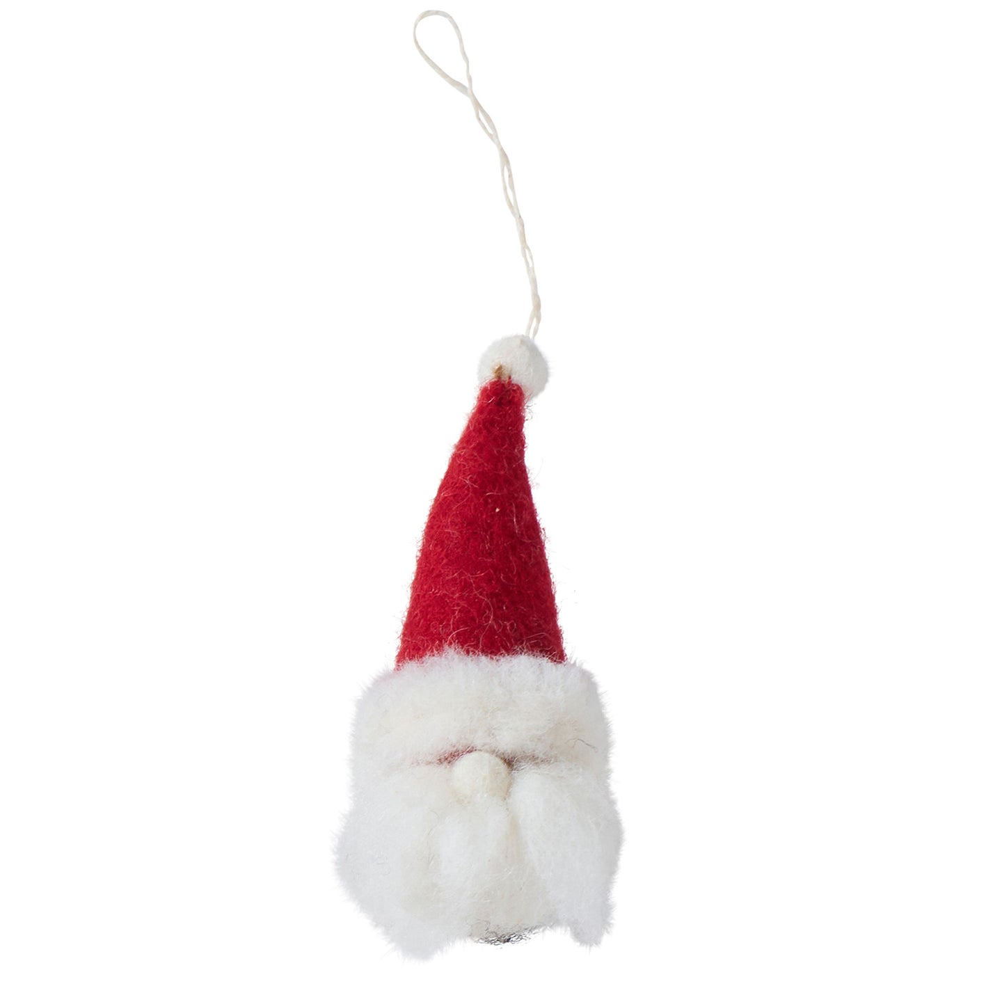 Santa Felted Wool Ornament