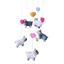 Load image into Gallery viewer, Sheep Felted Wool Mobile
