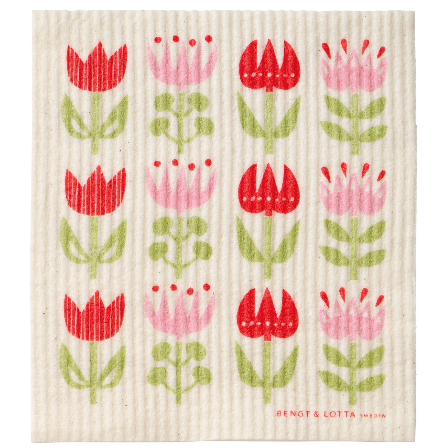 Tulip Red Dishcloth