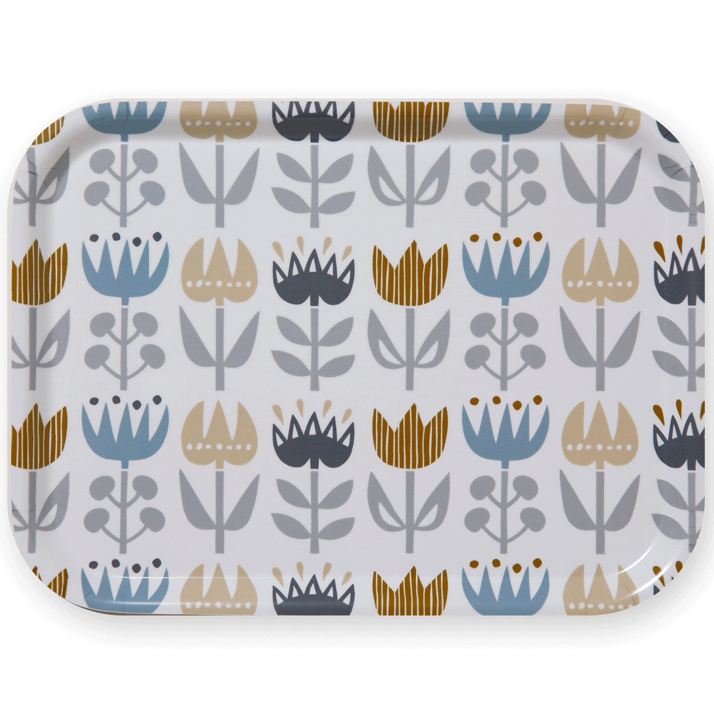 Tulip Blue Small Tray 20x27cm