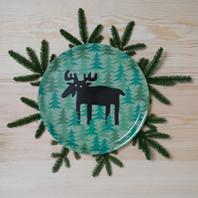 Load image into Gallery viewer, Moose Migration Ø31 cm Tray
