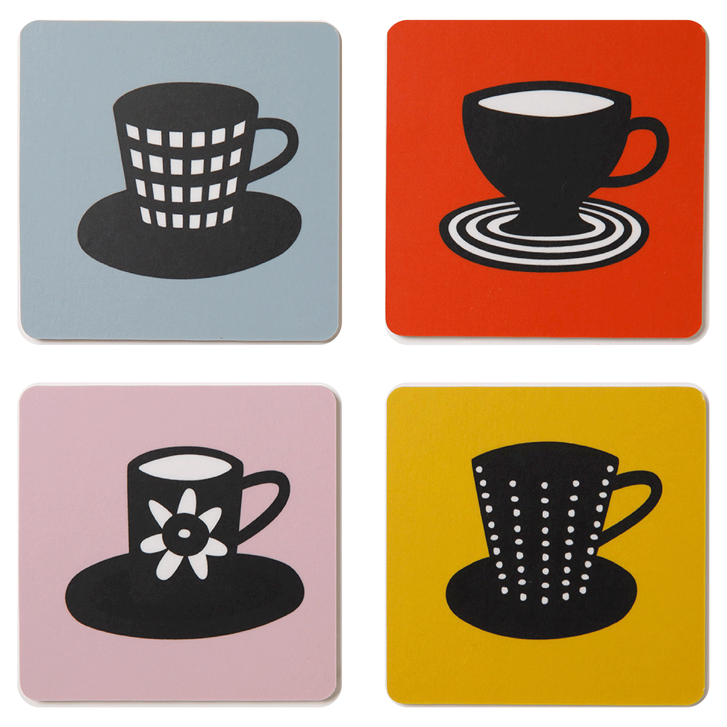 Cups Coasters - Package of 4