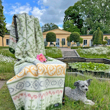Load image into Gallery viewer, Linnaeus Lambswool Jacquard Blanket
