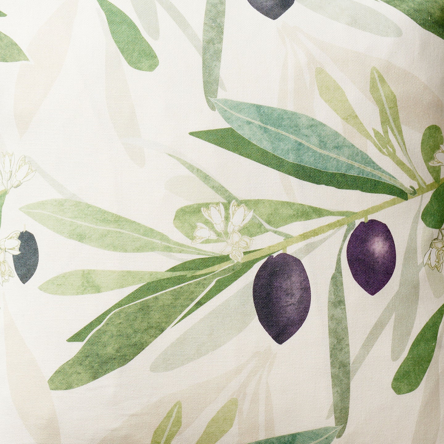Olive Printed Cotton Fabric 153cm Wide