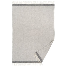 Load image into Gallery viewer, Rib Grey/Slate Lambswool Throw
