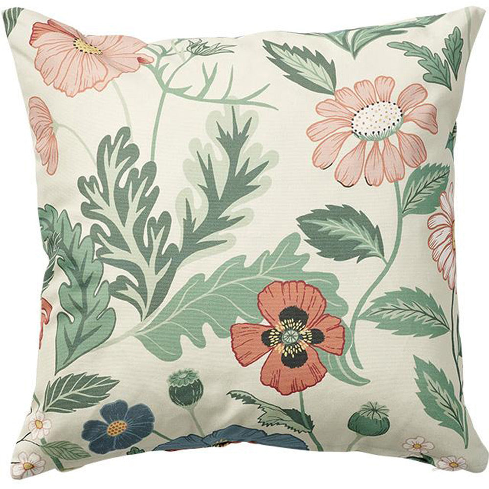 Bloom Crème Cotton Cushion Cover 45x45cm