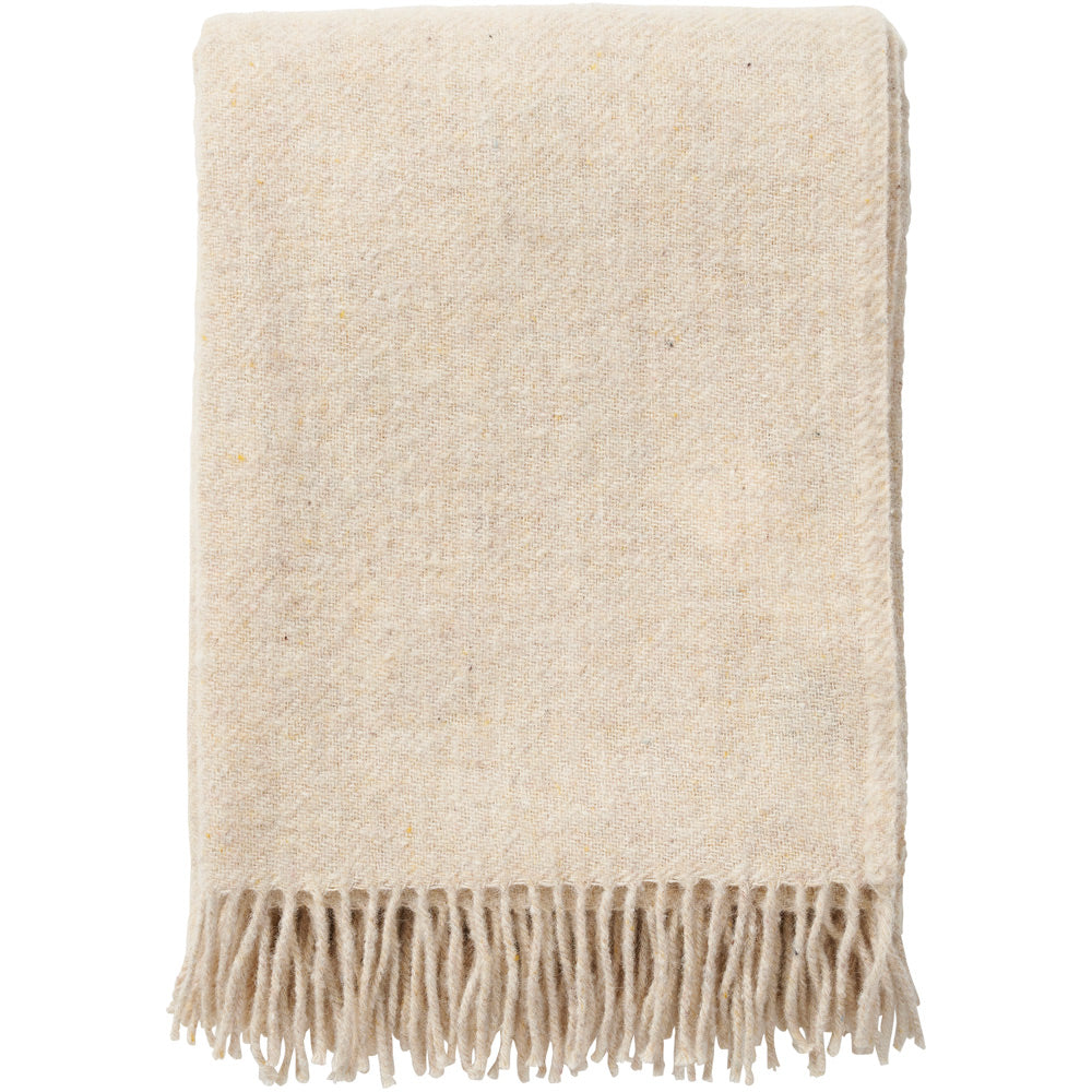 Earth Creme Recycled Wool & Lambswool Throw