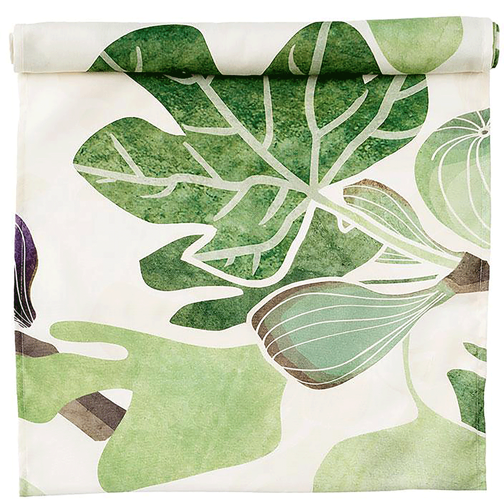Figs Cotton Table Runner 45x150cm