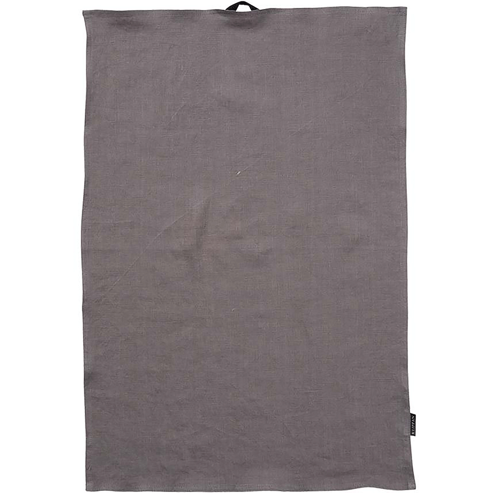 Linn Lead Grey Linen Kitchen Towel 50x70cm