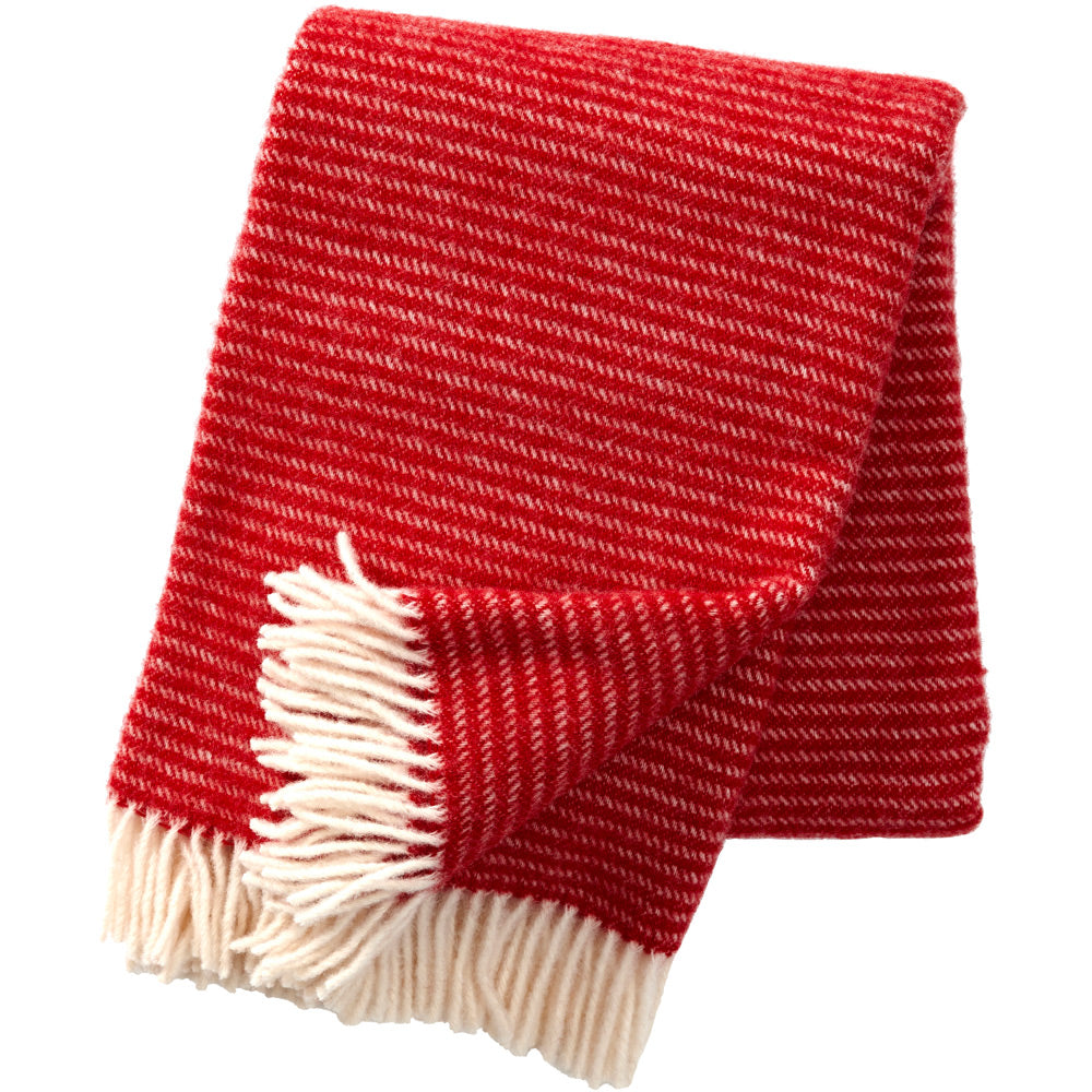 Ralph Red Eco Lambswool Throw