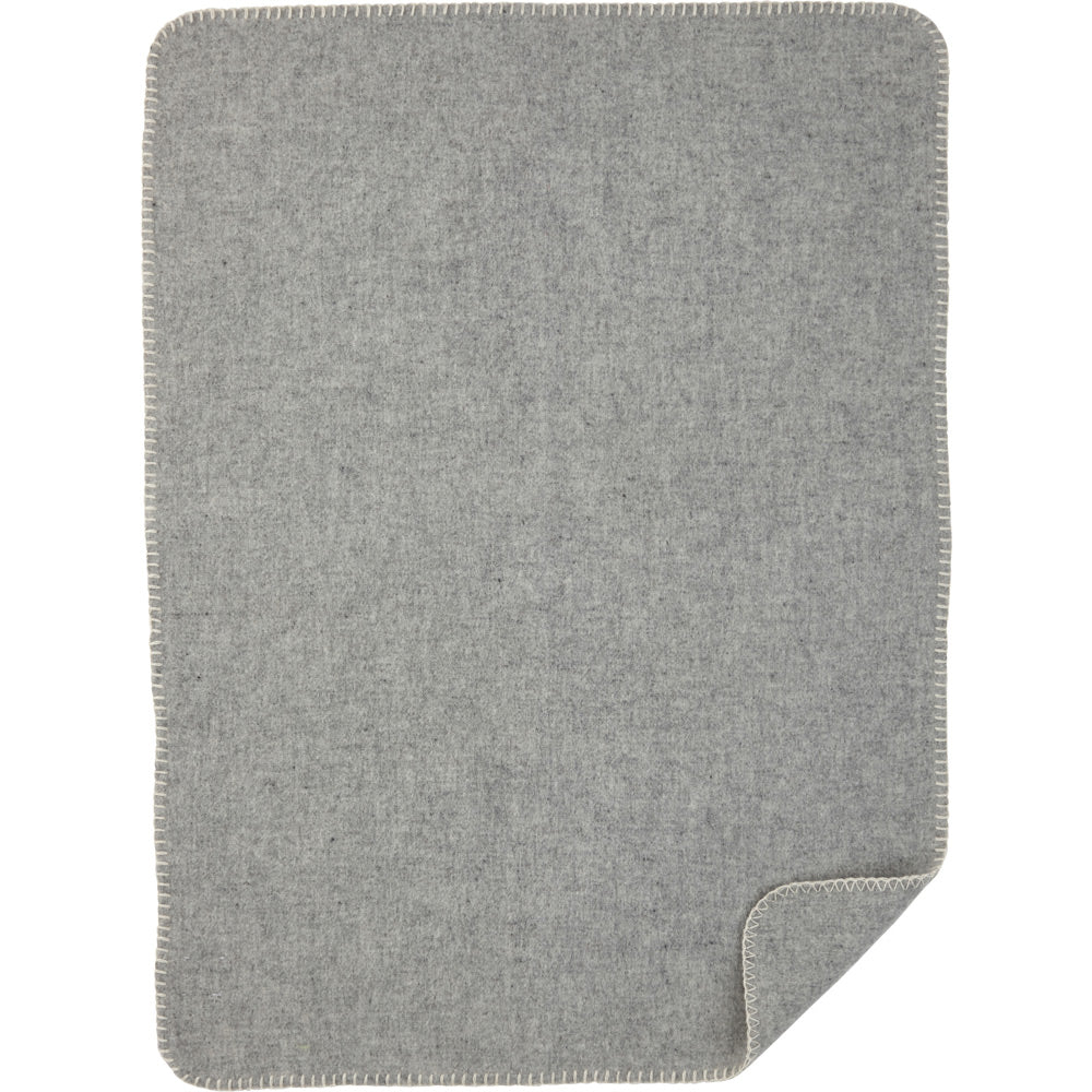 Soft Wool Baby Grey Merino & Lambswool Blanket 65x90cm