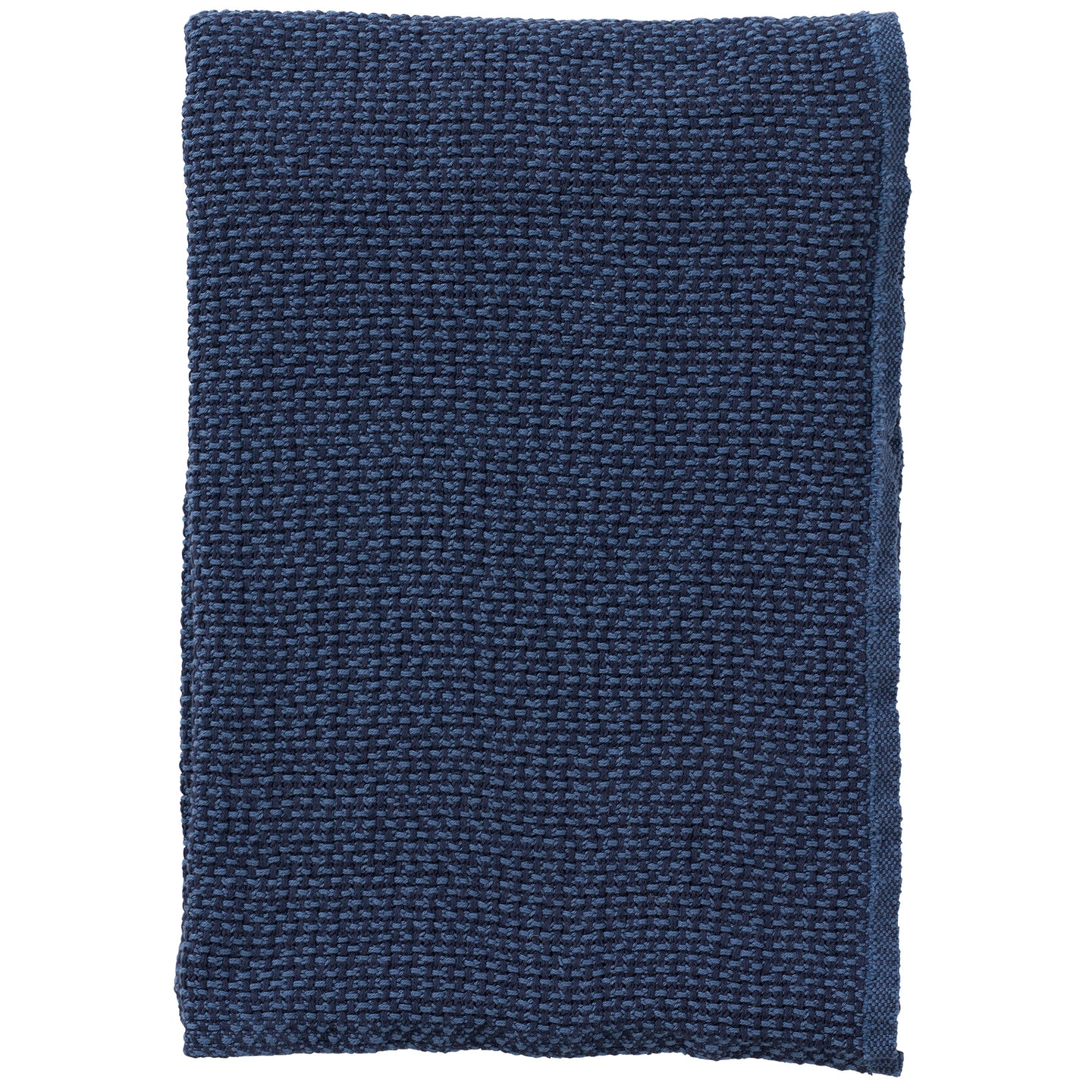 Basket Sea Blue Organic Cotton Blanket