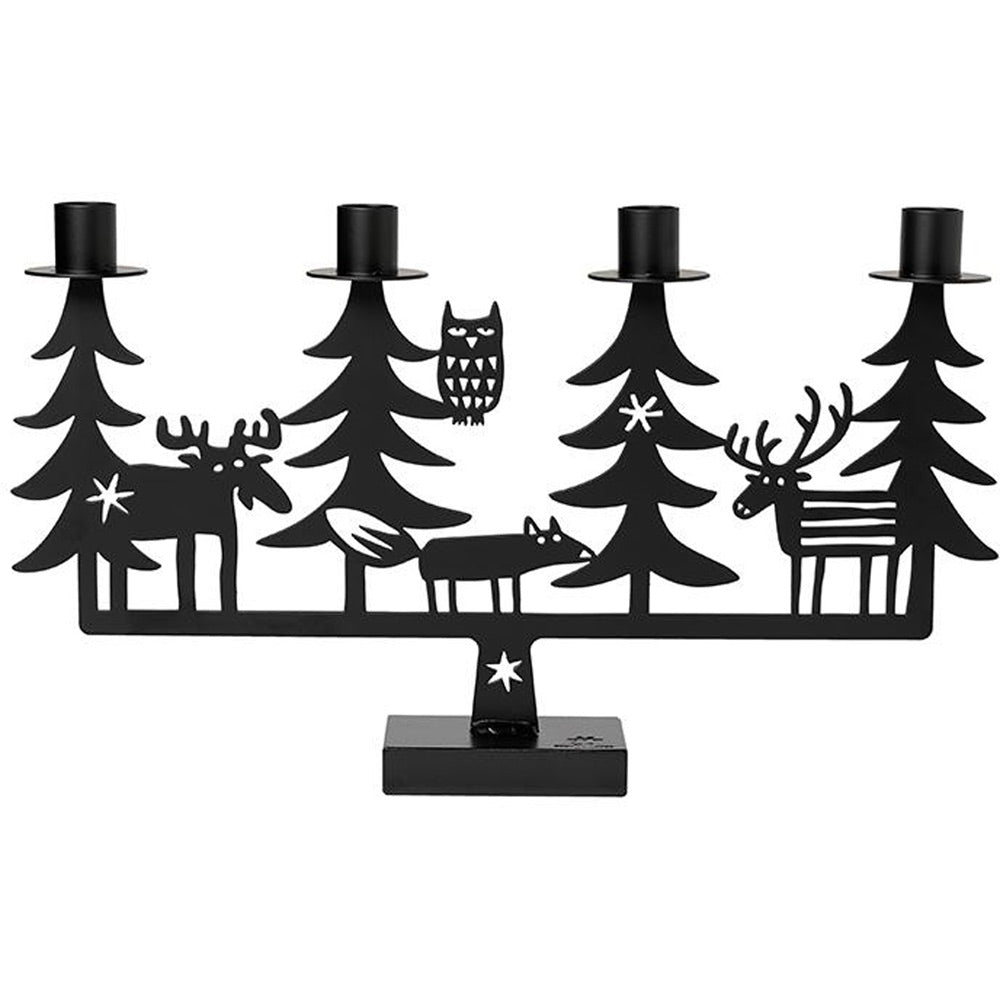 Christmas Forest Large Candle Holder