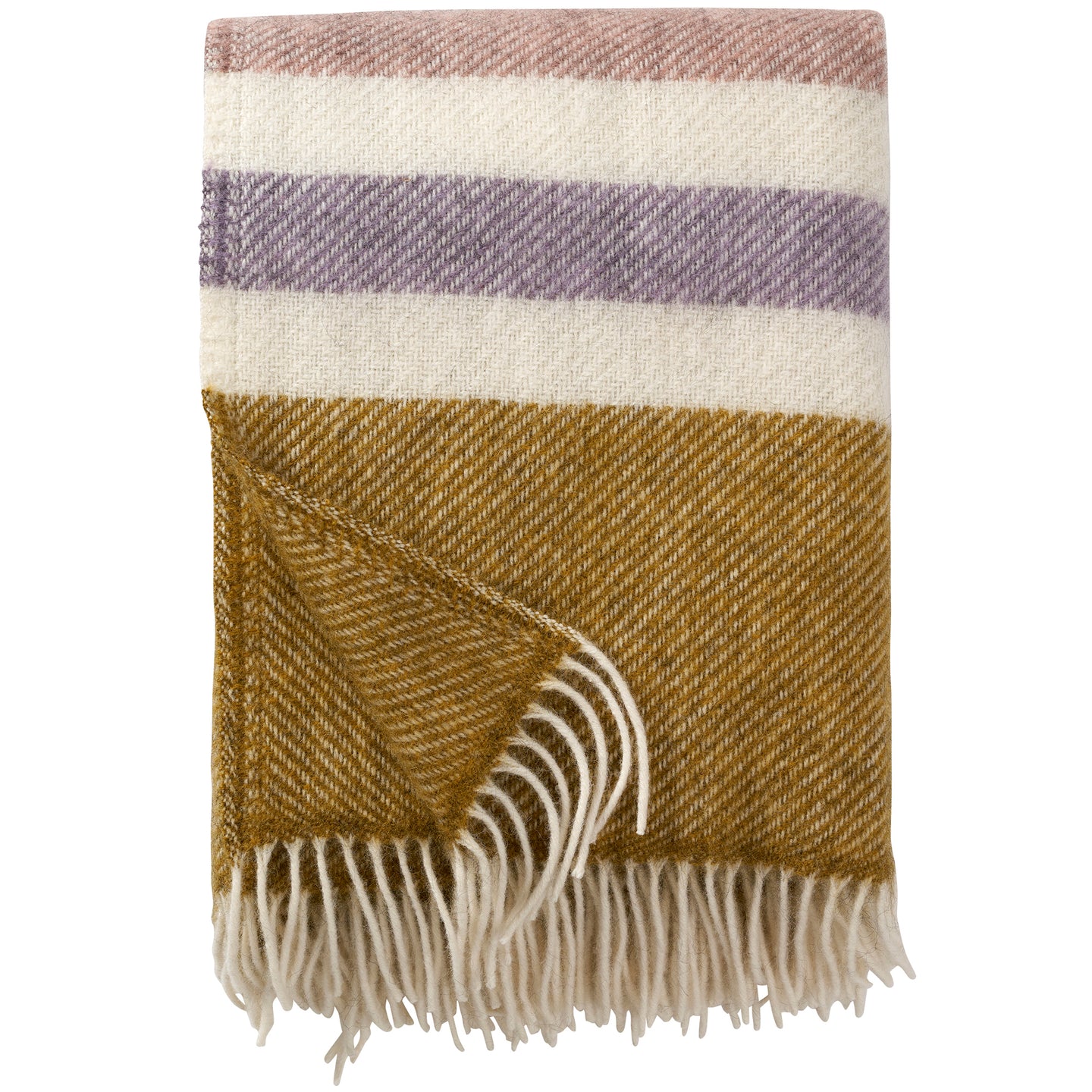 Gotland Stripe Pastel Brushed Gotland & Lambswool Throw