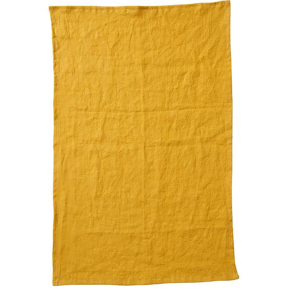 Linn Mustard Linen Kitchen Towel 50x70cm