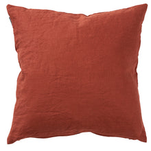Load image into Gallery viewer, Linn Rust Linen Cushion Cover 45x45cm
