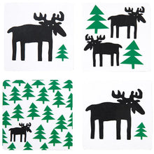 Load image into Gallery viewer, Moose In The Forest Coasters - Package of 4
