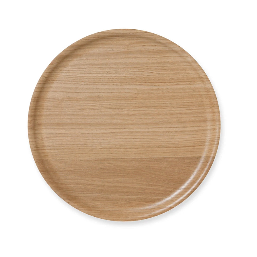 B&L Wood Oak Ø35 cm Round Tray