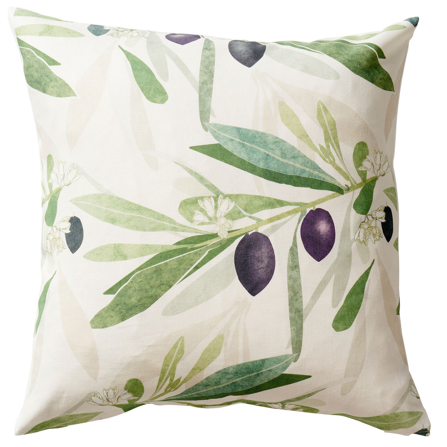 Olive Cotton Cushion Cover 45x45cm