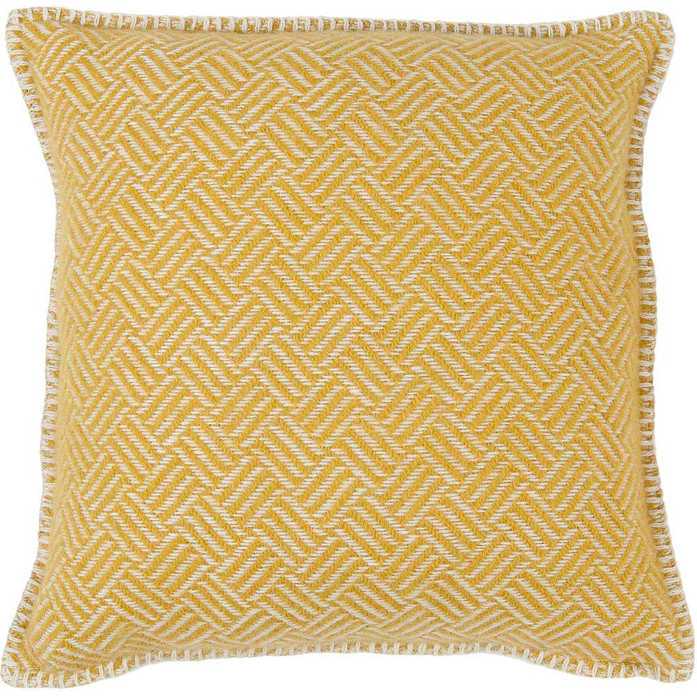 Samba Yellow Lambswool Cushion Cover 45x45cm
